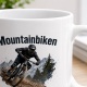 Tasse »Mountainbiken. Trail. Technik. Adrenalin.«