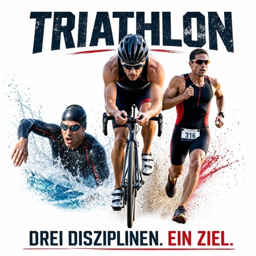 Tasse »Triathlon – Drei Disziplinen. Ein...