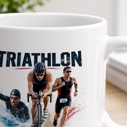 Tasse »Triathlon – Drei Disziplinen. Ein Ziel.«