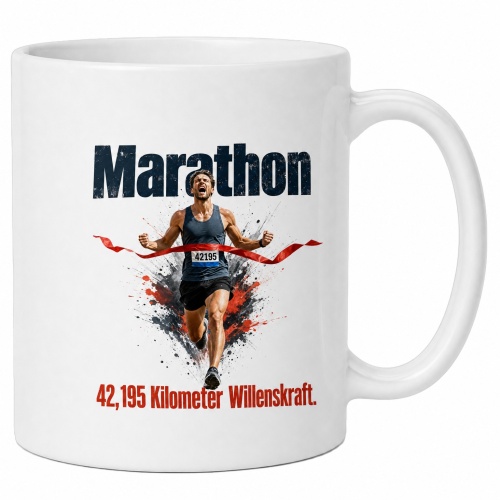 Tasse »Marathon – 42,195 Kilometer...