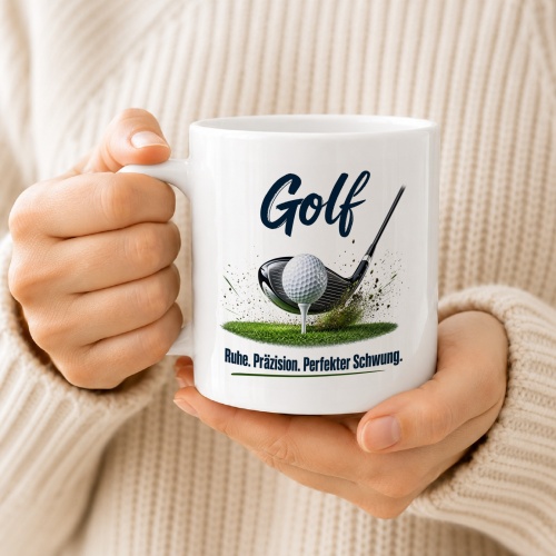 Tasse »Golf – Ruhe. Präzision. Perfekter Schwung.«