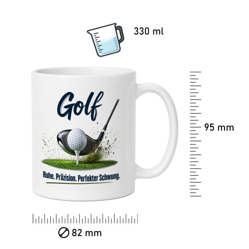 Tasse »Golf – Ruhe. Präzision. Perfekter Schwung.«