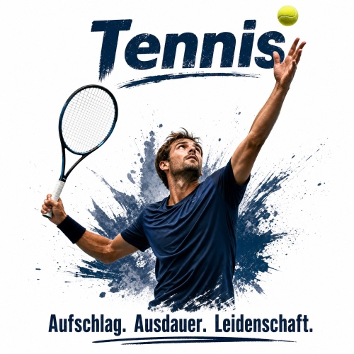 Tasse »Tennis – Aufschlag. Ausdauer....