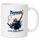 Tasse »Tennis – Aufschlag. Ausdauer. Leidenschaft.«