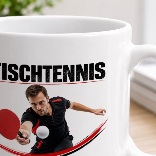 Tasse »Tischtennis – Schnell gedacht. Präzise gespielt.«