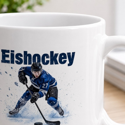 Tasse »Eishockey – Hartes Eis. Starker Wille.«
