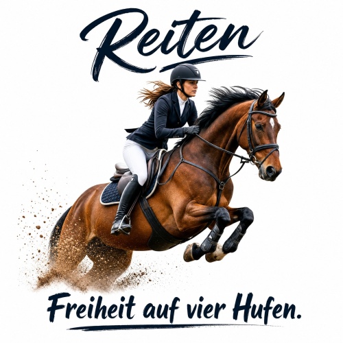 Tasse »Reiten – Freiheit auf vier Hufen«