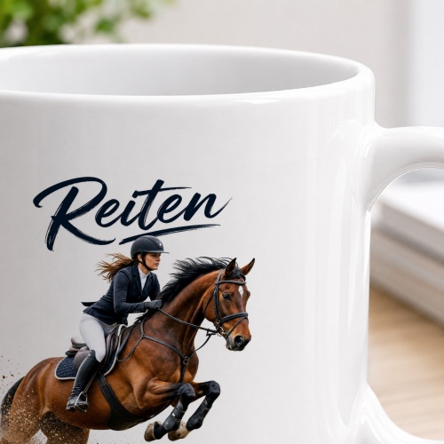 Tasse »Reiten – Freiheit auf vier Hufen«