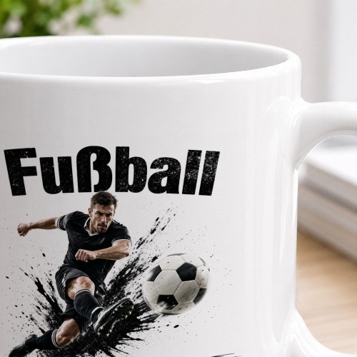 Tasse »Fußball – Leidenschaft. Teamgeist. Tore.«