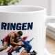 Tasse »Ringen – Kraft. Technik. Durchhaltevermögen.«
