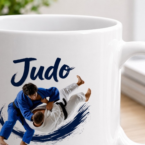 Tasse »Judo – Nachgeben, um zu siegen.«