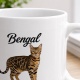 Tasse »Bengal – Aktiv. Neugierig. Abenteuerlustig.«