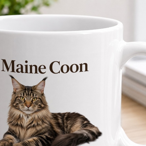 Tasse »Maine Coon – Sanft. Gesellig. Eindrucksvoll.«