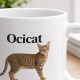 Tasse »Ocicat – Sportlich. Sozial. Abenteuerlustig.«