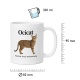 Tasse »Ocicat – Sportlich. Sozial. Abenteuerlustig.«