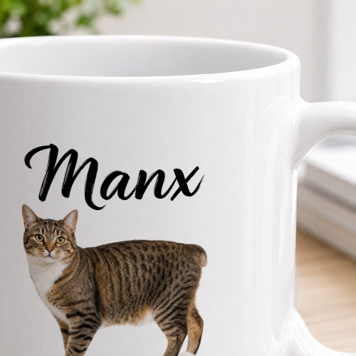 Tasse »Manx – Kräftig. Treu. Spielfreudig.«