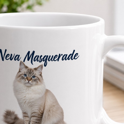 Tasse »Neva Masquerade – Majestätisch. Freundlich. Verspielt.«