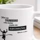 Tasse »Nicht das Beginnen wird belohnt, sondern das Durchhalten«