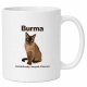 Tasse »Burma – Kontaktfreudig. Verspielt. Charmant.«