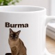 Tasse »Burma – Kontaktfreudig. Verspielt. Charmant.«