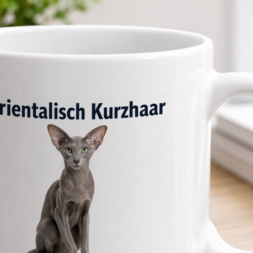Tasse »Orientalisch Kurzhaar – neugierig & kommunikativ«