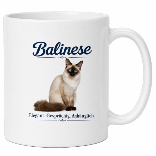 Tasse »Balinese – Elegant. Gesprächig....