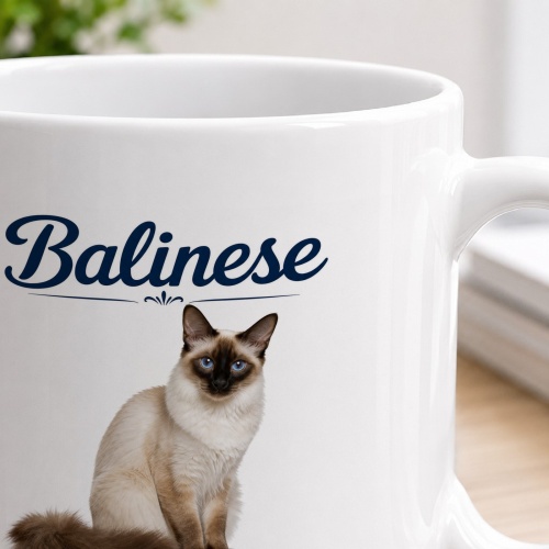 Tasse »Balinese – Elegant. Gesprächig. Anhänglich.«