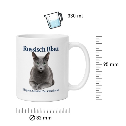 Tasse »Russisch Blau«