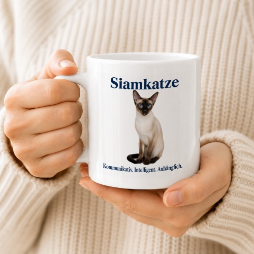 Tasse »Siamkatze – kommunikativ & anhänglich«