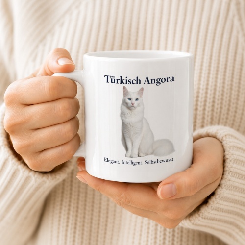 Tasse »Türkisch Angora – Elegant. Intelligent. Selbstbewusst.«