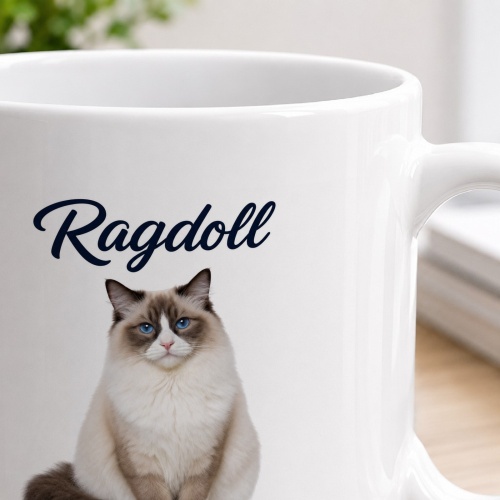 Tasse »Ragdoll – Sanft. Entspannt. Verschmust.«