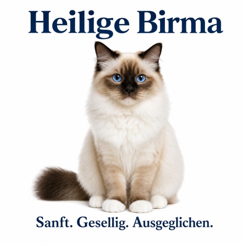 Tasse »Heilige Birma – Sanft. Gesellig....