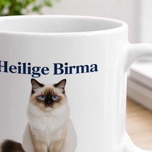 Tasse »Heilige Birma – Sanft. Gesellig. Ausgeglichen.«