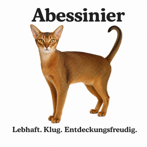 Tasse »Abessinier – Lebhaft. Klug....