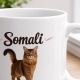 Tasse »Somali – Verspielt. Elegant. Temperamentvoll.«