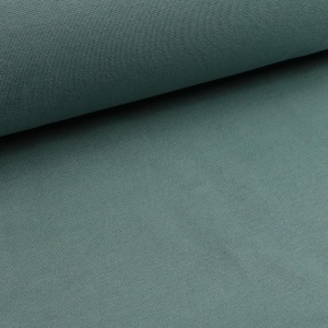 Bündchenstoff Uni - Staubgrün - Premiumqualität