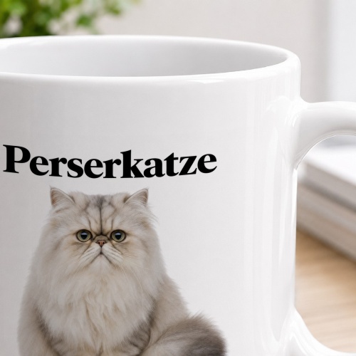 Tasse »Perserkatze – Ruhig. Würdevoll. Gemütlich.«