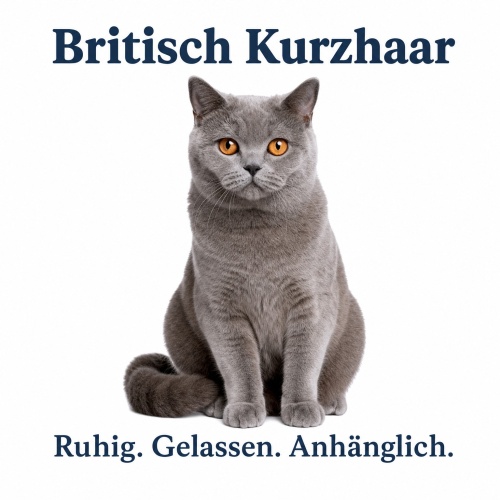Tasse »Britisch Kurzhaar – Ruhig. Gelassen....