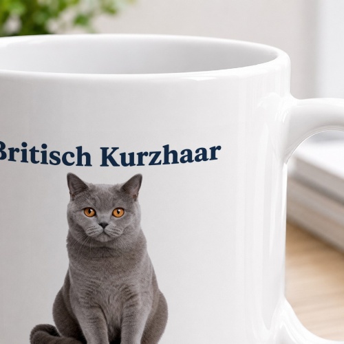 Tasse »Britisch Kurzhaar – Ruhig. Gelassen. Anhänglich.«