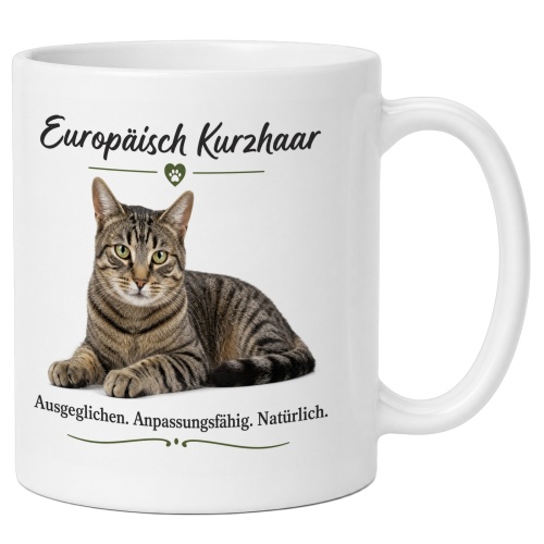 Tasse »Europäisch Kurzhaar«