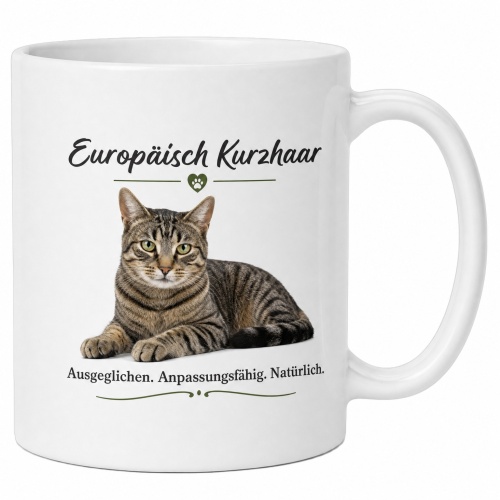 Tasse »Europäisch Kurzhaar –...