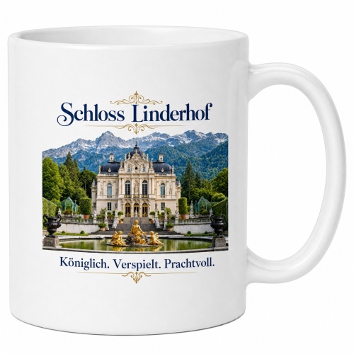 Tasse »Schloss Linderhof – Königlich....