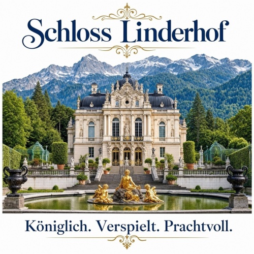Tasse »Schloss Linderhof – Königlich....