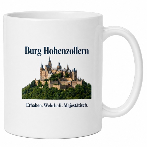 Tasse »Burg Hohenzollern – Erhaben. Wehrhaft....