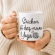 Tasse »Stricken ist Yoga«