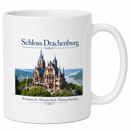 Tasse »Schloss Drachenburg – Rheinblick«