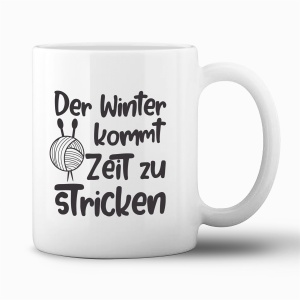 Tasse "Zeit zu Stricken"