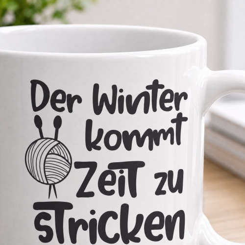 Tasse »Zeit zu Stricken«