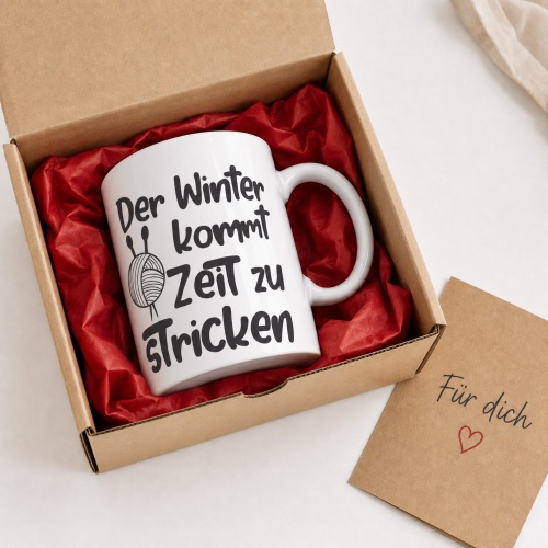 Tasse »Zeit zu Stricken«