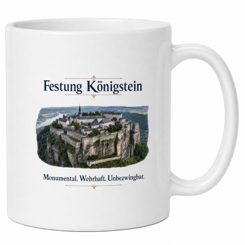 Tasse »Festung Königstein – Monumental....